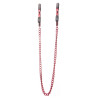 Ouch! Pince-tétons ajustables Nip Secrets Rouges